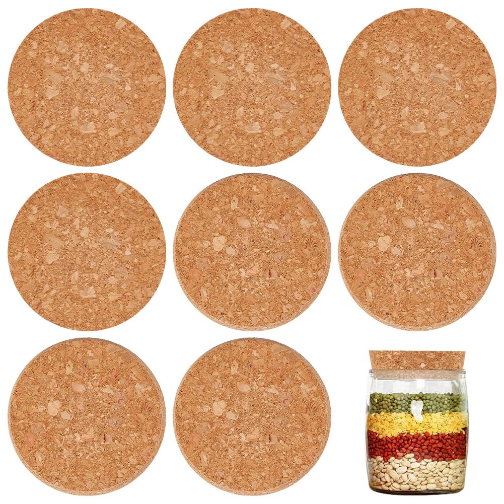 OLYCRAFT 8 Pcs Large Wooden Corks Tapered Plugs - 2.72.9 inch Wine Bottle Stoppers for Kitchen, Wedding Favor, Canning