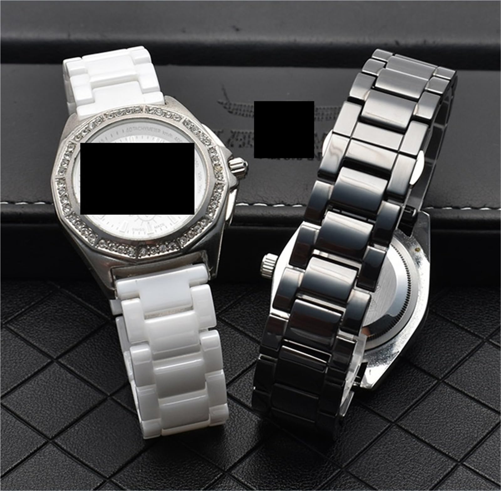 Cinturino universale in ceramica di colore brillante, 18 mm, 20 mm, unisex, adatto per smart watch al quarzo (bianco, 20 mm)