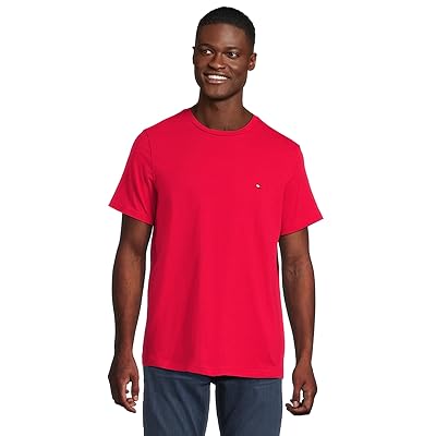 Tommy Hilfiger Short Sleeve Core Flag Crew Neck T Shirts Men