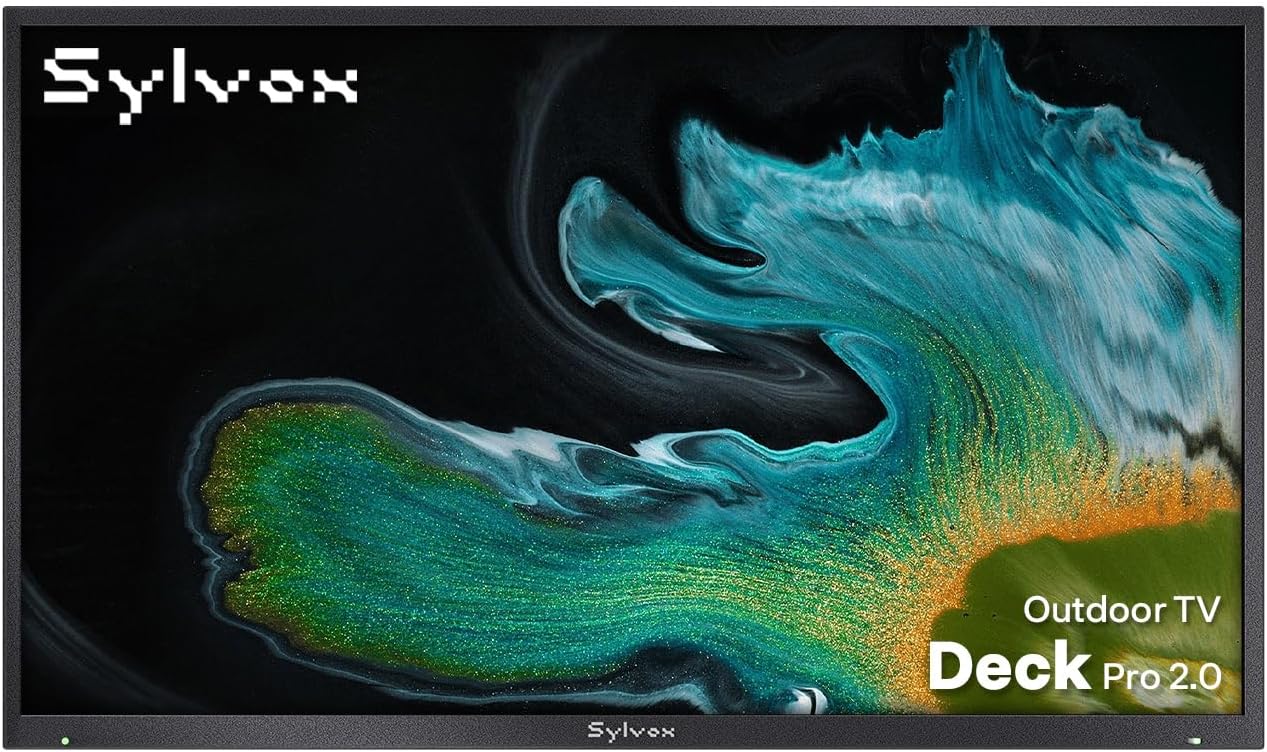 SYLVOX Outdoor TV, 43 inch Waterproof Smart TV, 4K, HDR 10, Weatherproof,1000nits, Voice Assistant Remote, for Partial Sun Area(Deck Pro 2.0, Latest Model) SYLVOX Outdoor TV, 43 inch Waterproof Smart TV, 4K, HDR 10, Weatherproof,1000nits, Voice Assistant Remote, for Partial Sun Area(Deck Pro 2.0, Latest Model)