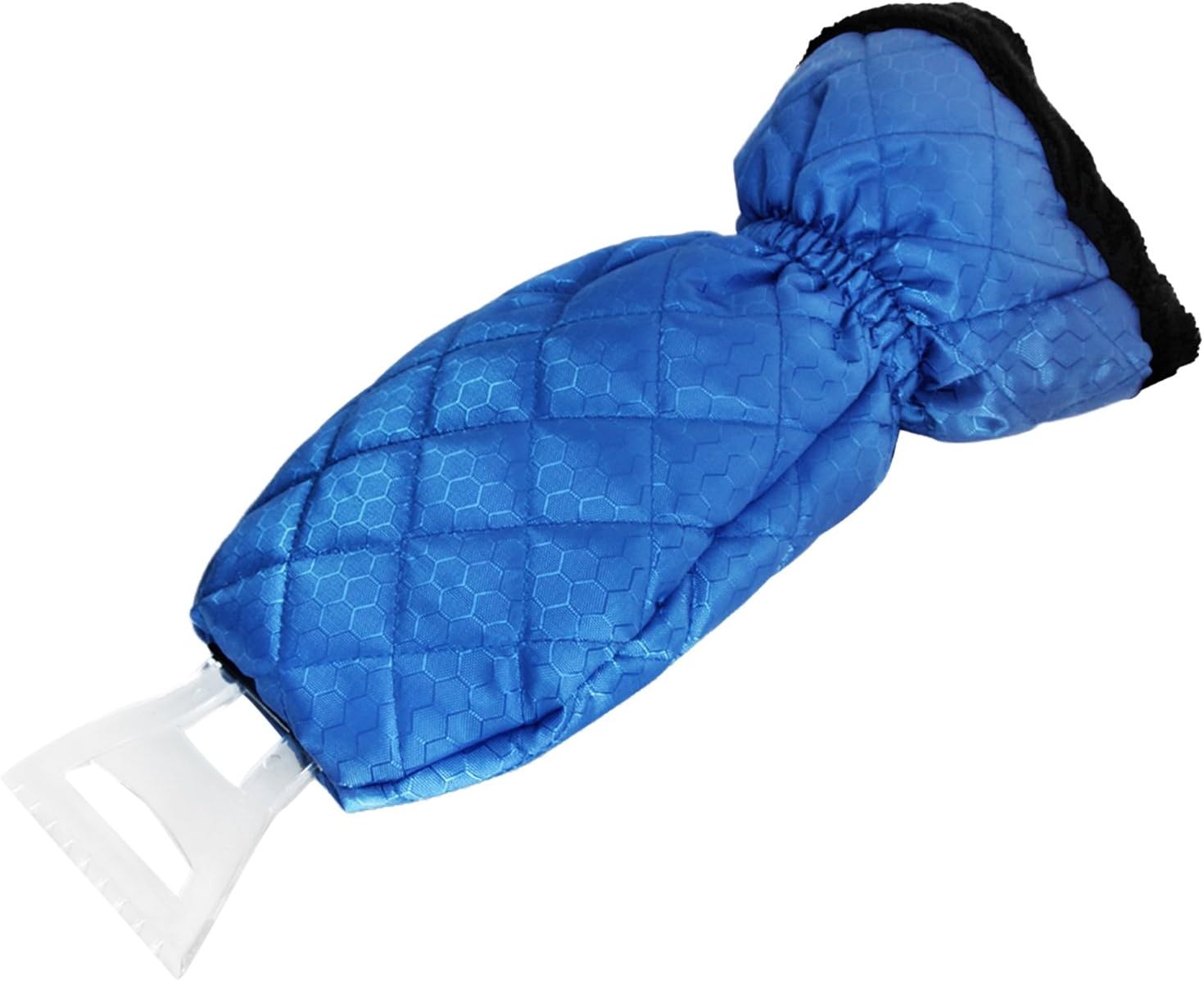 Ice Scraper Mitt Snow Scraper Tool Car Truck Blue Ice Icing Scraper Plastic Blade Mini Waterproof Glove Kits for Windshield Window Snow