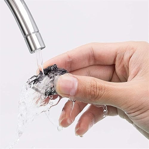 Miniatura 5 de CAFFIA Recortadora de vello facial 5 en 1 para hombres y mujeres, con cuchillas de acero inoxidable, impermeable profesional para nariz, oreja,