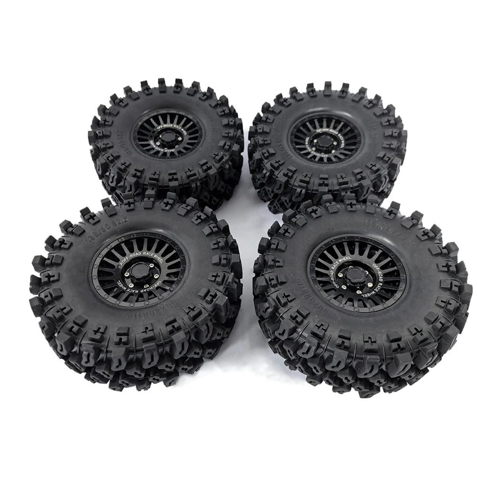 Pneumatici Ruote Alluminio 136Mm Per Traxxas Per TRX4 D90 1/10 Rc RC