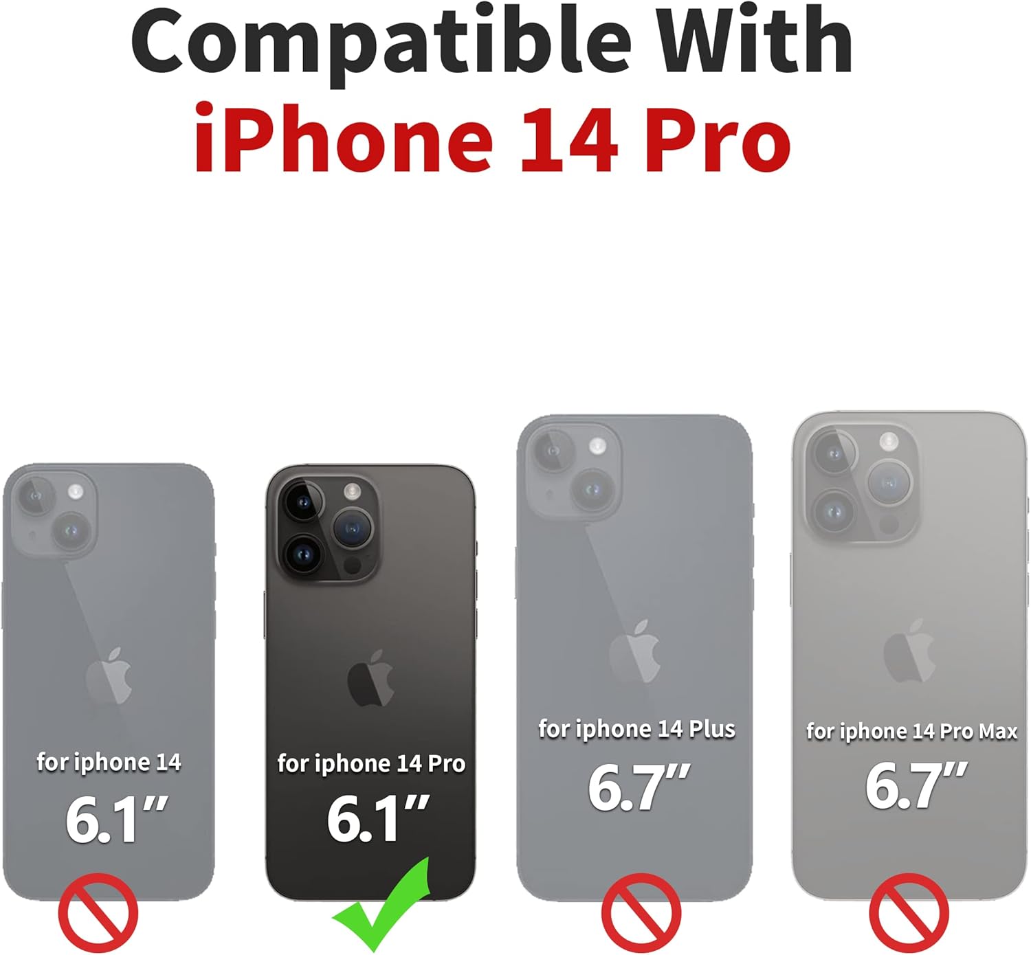 for iPhone 14 Pro Wallet Case,Leather Flip Case [RFID Blocking] Credit Card Holder Folio Magnetic Stand TPU Shockproof Cover Color Matching for iPhone 14 Pro (6.1") Blue Green - Image 2