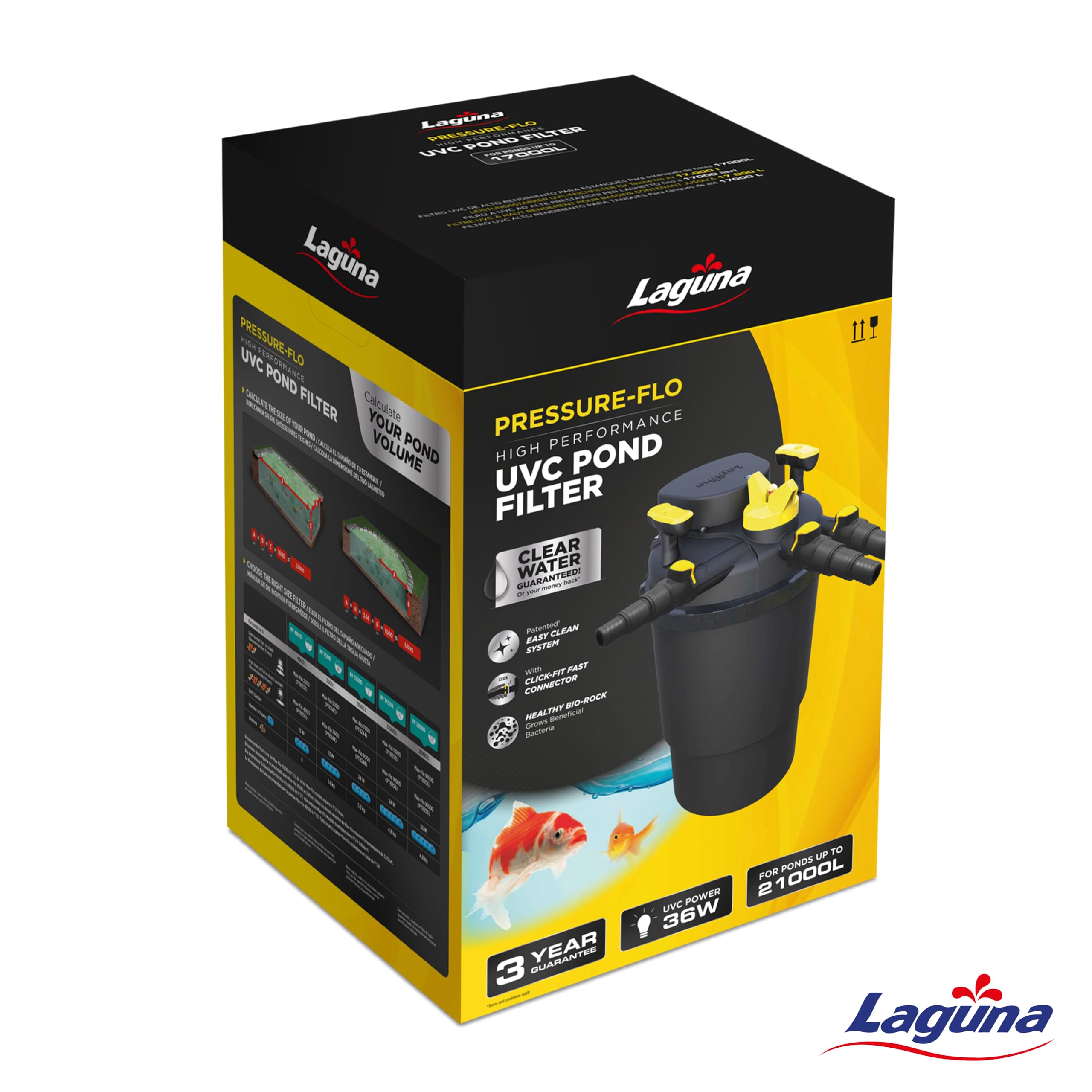 LAGUNA Filtro para estanques Pressure FLO 21000 UVC