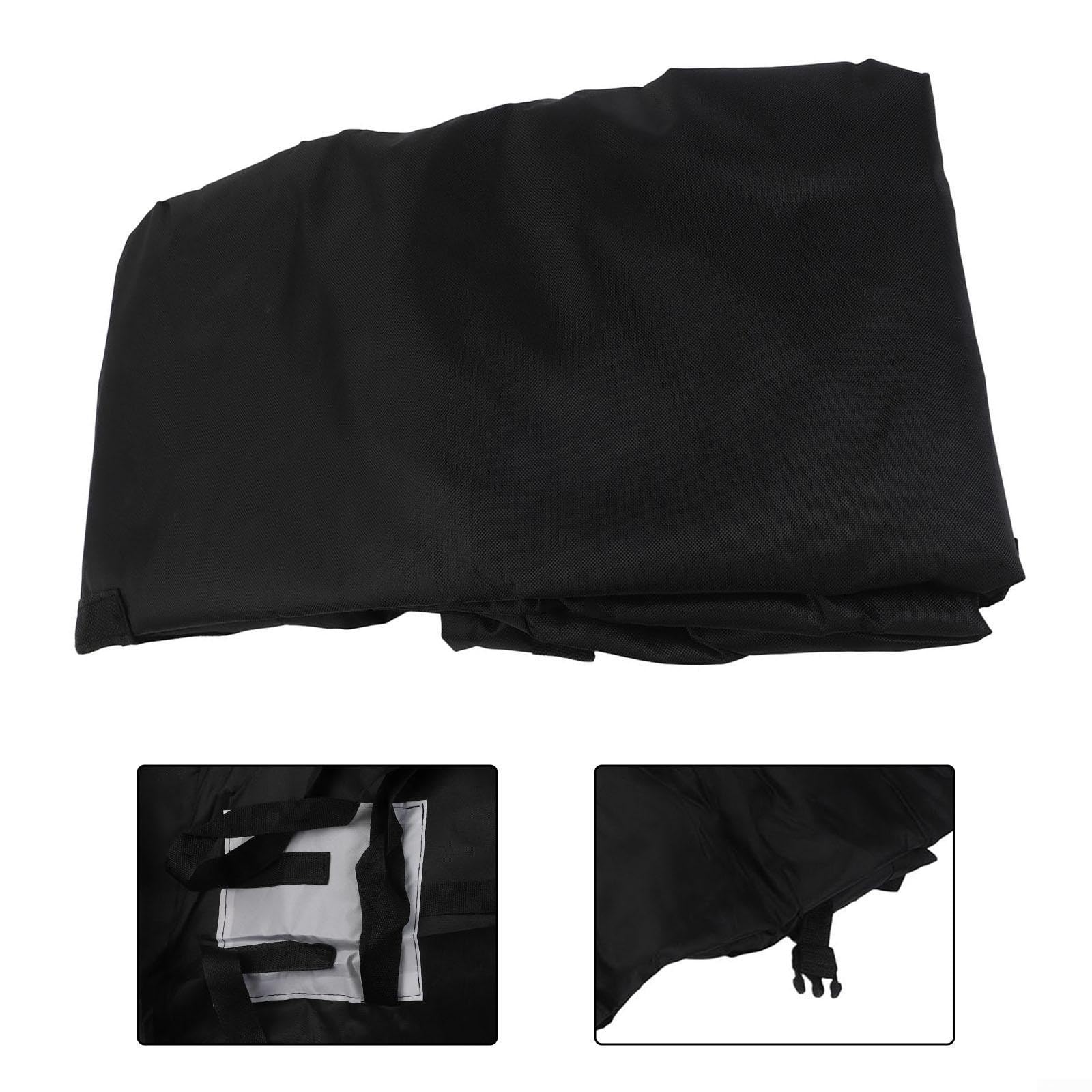 Alforja de techo de 425 L, resistente al agua, Softbag – 600D Oxford plegable, para viajes, camping, esquí, con 8 correas tensoras, 109 x 86 x 43 cm