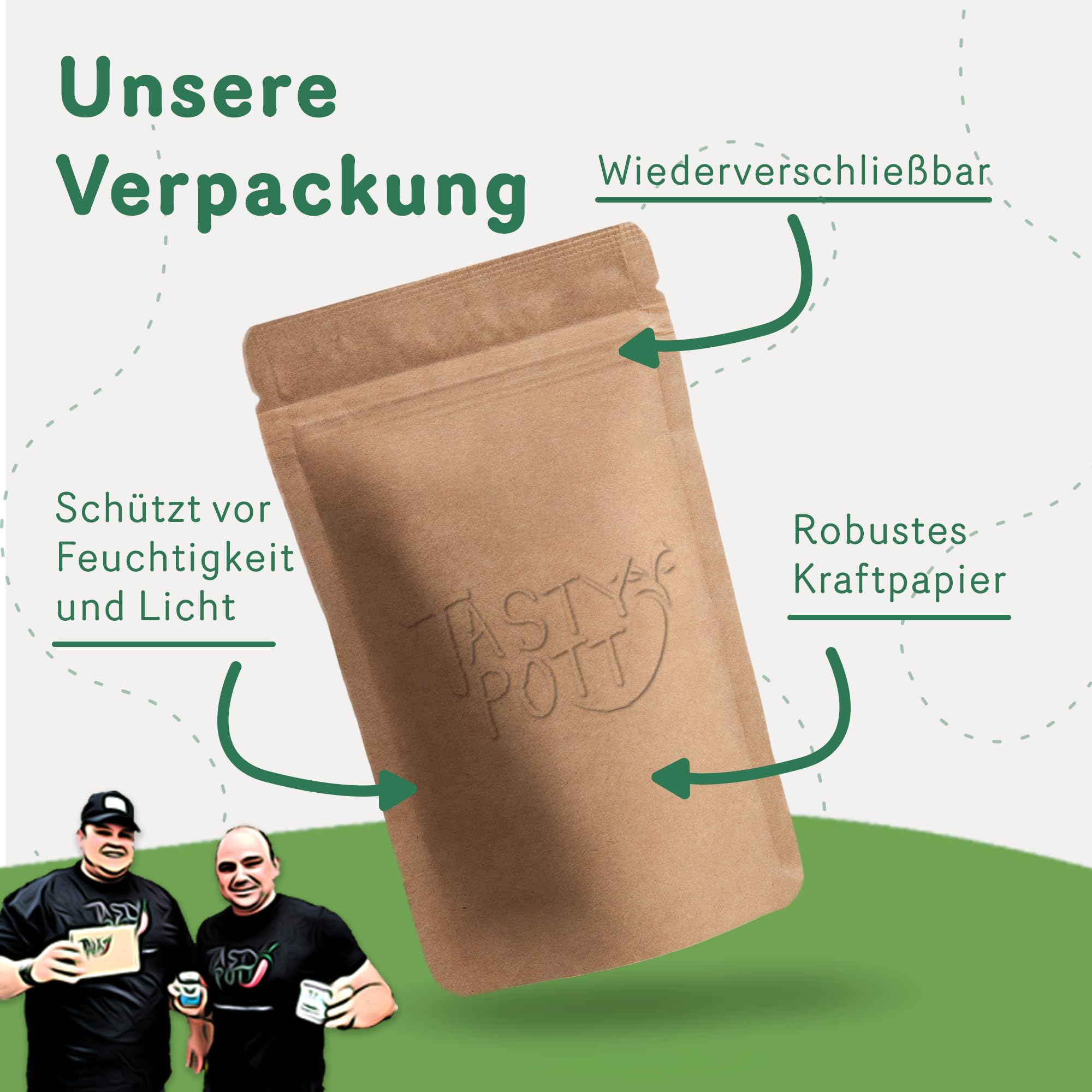 Tasty Pott Waldmeister geschnitten I Naturprodukt I Vegane Ernährung I Tee kochen I Teekraut Waldmeisterkraut I Kräutertee I Woodruff Tea I Im Beutel 1000g