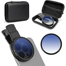 52mm CPL Phone Camera Lens Filter, Polarizer, Black