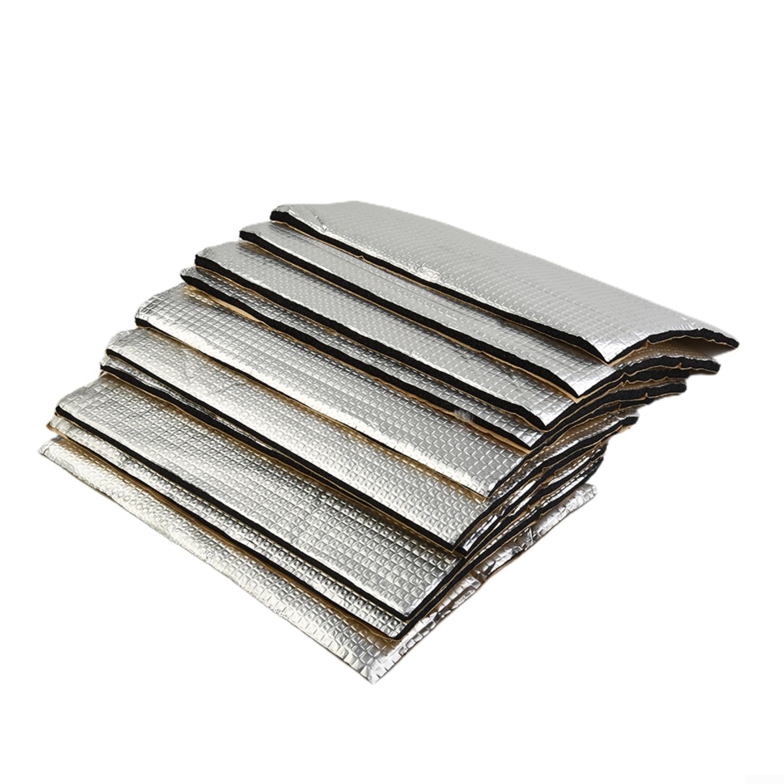 20 fogli in materiale fonoassorbente e smorzante per auto e furgoni, isolamento acustico e smorzamento del rumore, insonorizzazione del furgone, spessore 5 mm