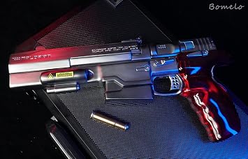Johnny Silverhand - Malorian Arms 3516 (1:1 Game Character Exclusive Weapon Cosplay Prop)