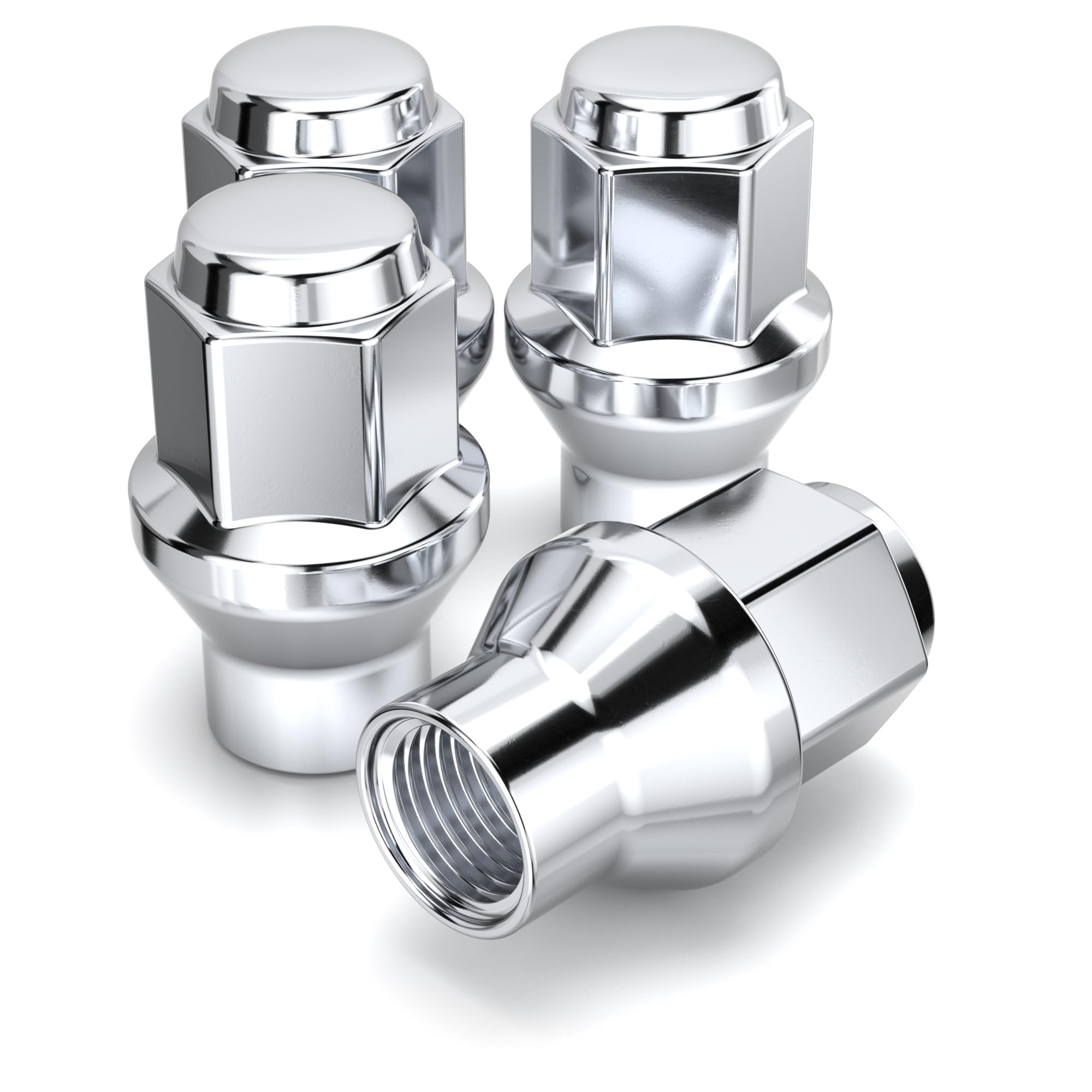 White Knight 78094 Chrome M14 X 1.50 ET Bulge Lug Nut