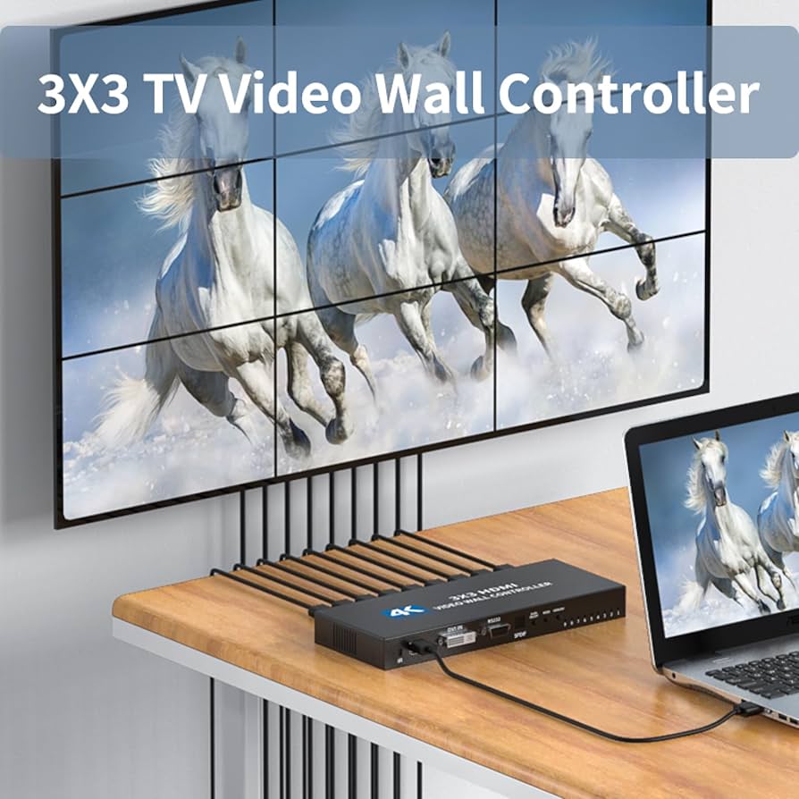 Multiple Television Display Wall