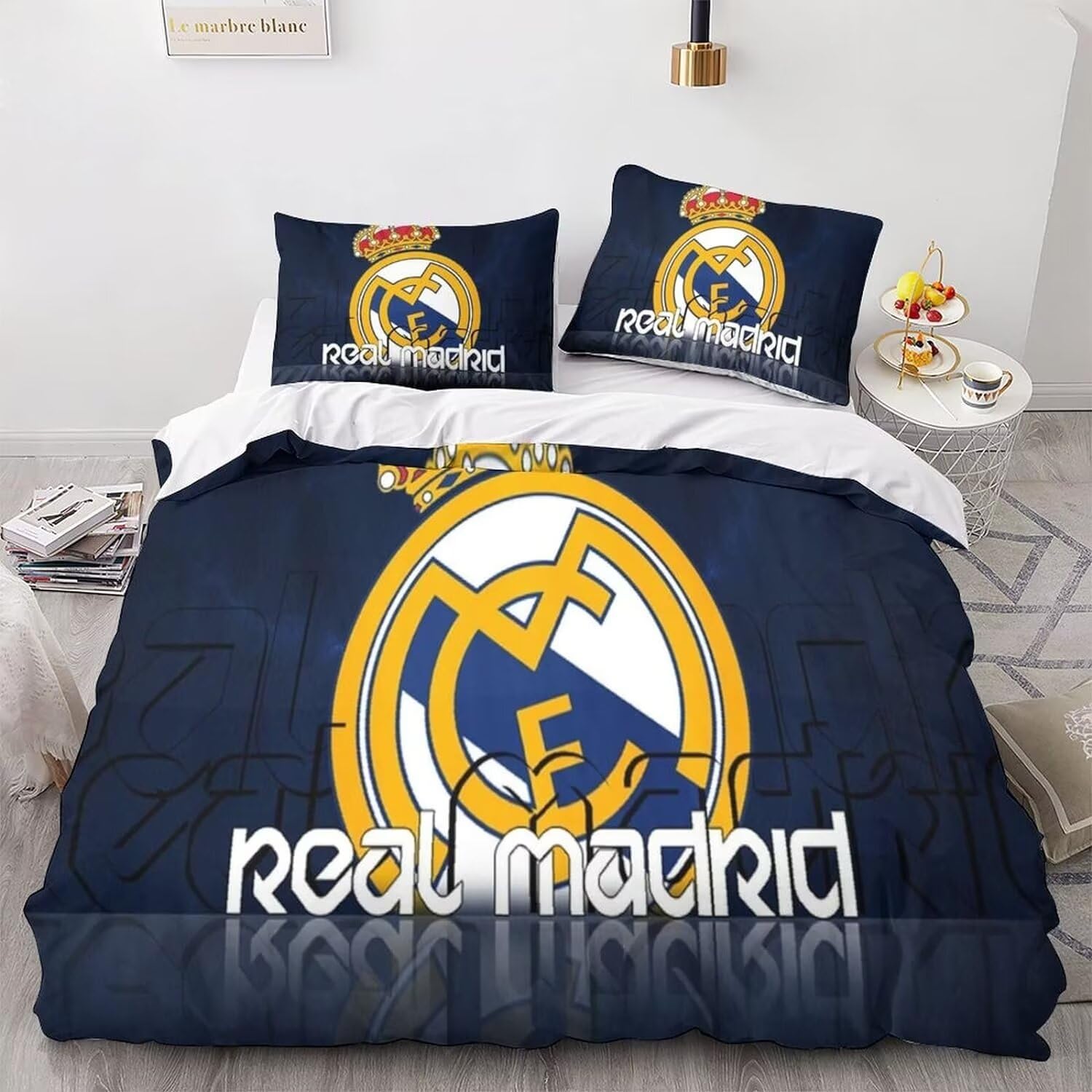 Cama 90 Funda Nórdica Real Madrid 50% Algodón 50% Poliéster - Main Image