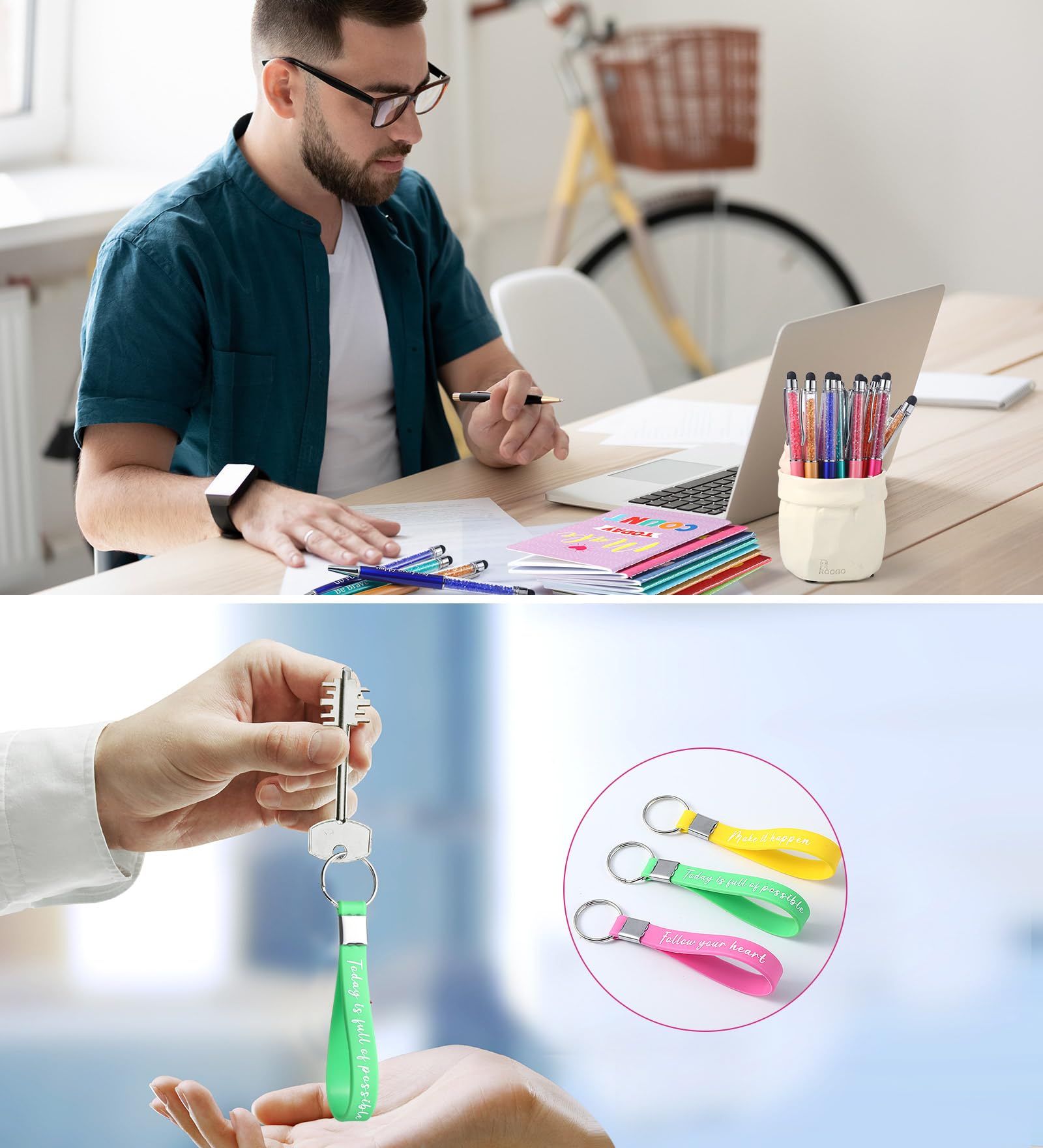 48 Pcs Inspirational Gifts Bulk, 24 Oz Plastic Cups And - View #7