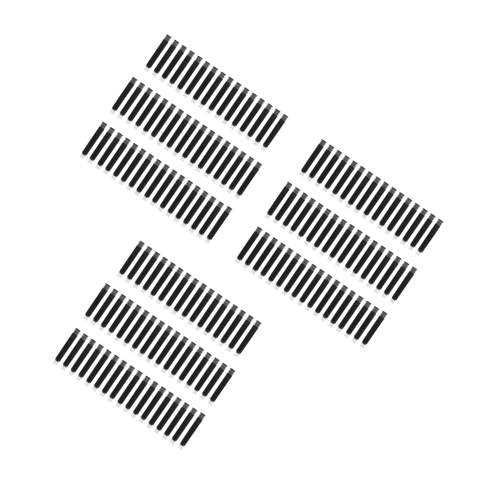 Uonlytech 3 Series Recargas Para Estilográficas Rellenos De Tinta De Pluma Para Escritura Diaria Escuela Y Oficina Compatible Con Variedad De Estilográficas Material Duradero 100 Piezas X 3