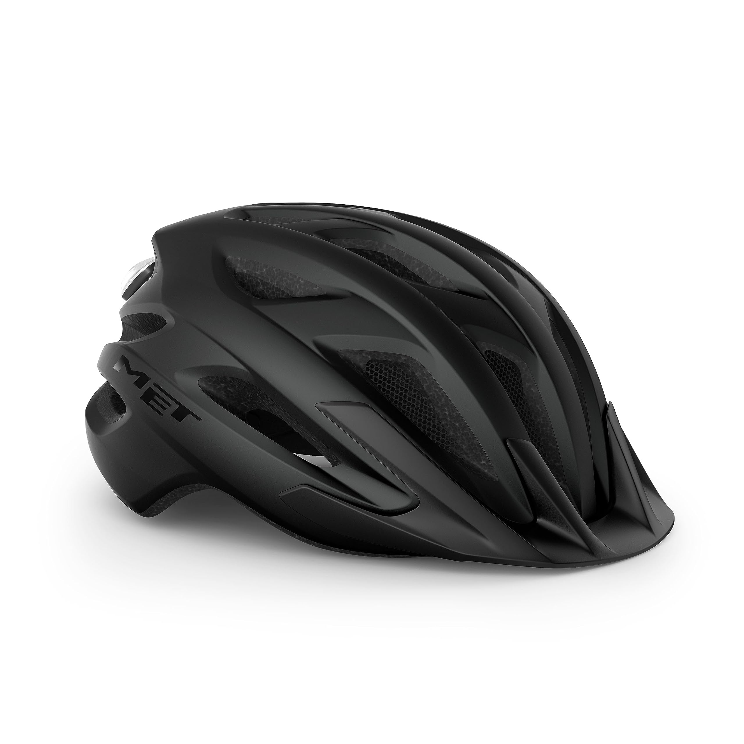Met Unisex Black Crossover Helmet Medium