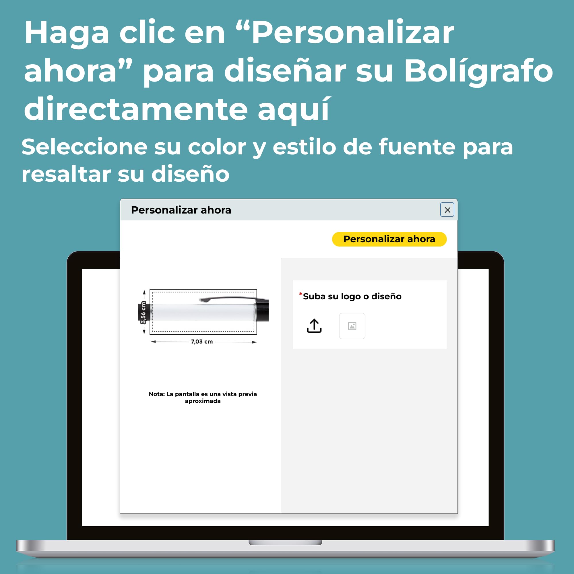 Cimpress Bolígrafo Personalizado con Tinta Negra, 50 Unidades, Impresión Completa con Texto o Logo, con Agarre Antideslizante, Ideal para Profesores y Eventos