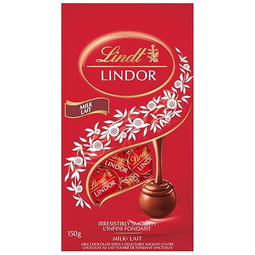 Lindor - Trufas de chocolate con leche, 150 g5.2 oz (enviado desde Canadá)