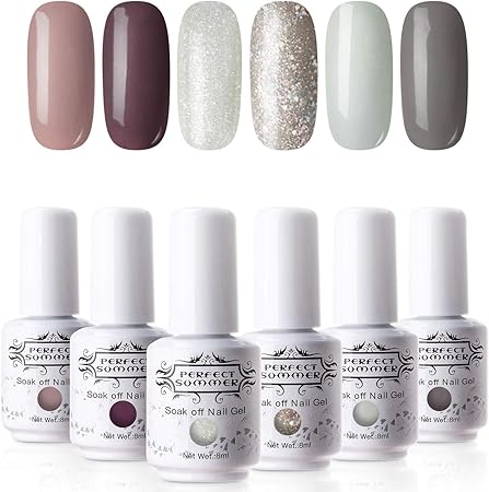 Amazon Perfect Summer ジェルネイル 8ml 透心瓶 6色セット Uv Ledライト対応 カラージェル Perfect Summer ネイルアートパーツ 通販