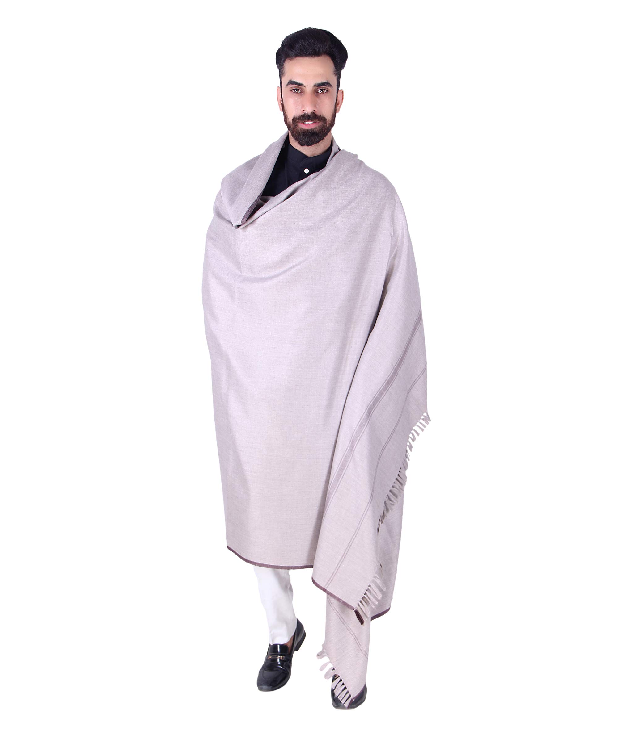 vasaba Ethnic Warm Lohi Shawl for Men (50 x 100 Inches)-picture-41