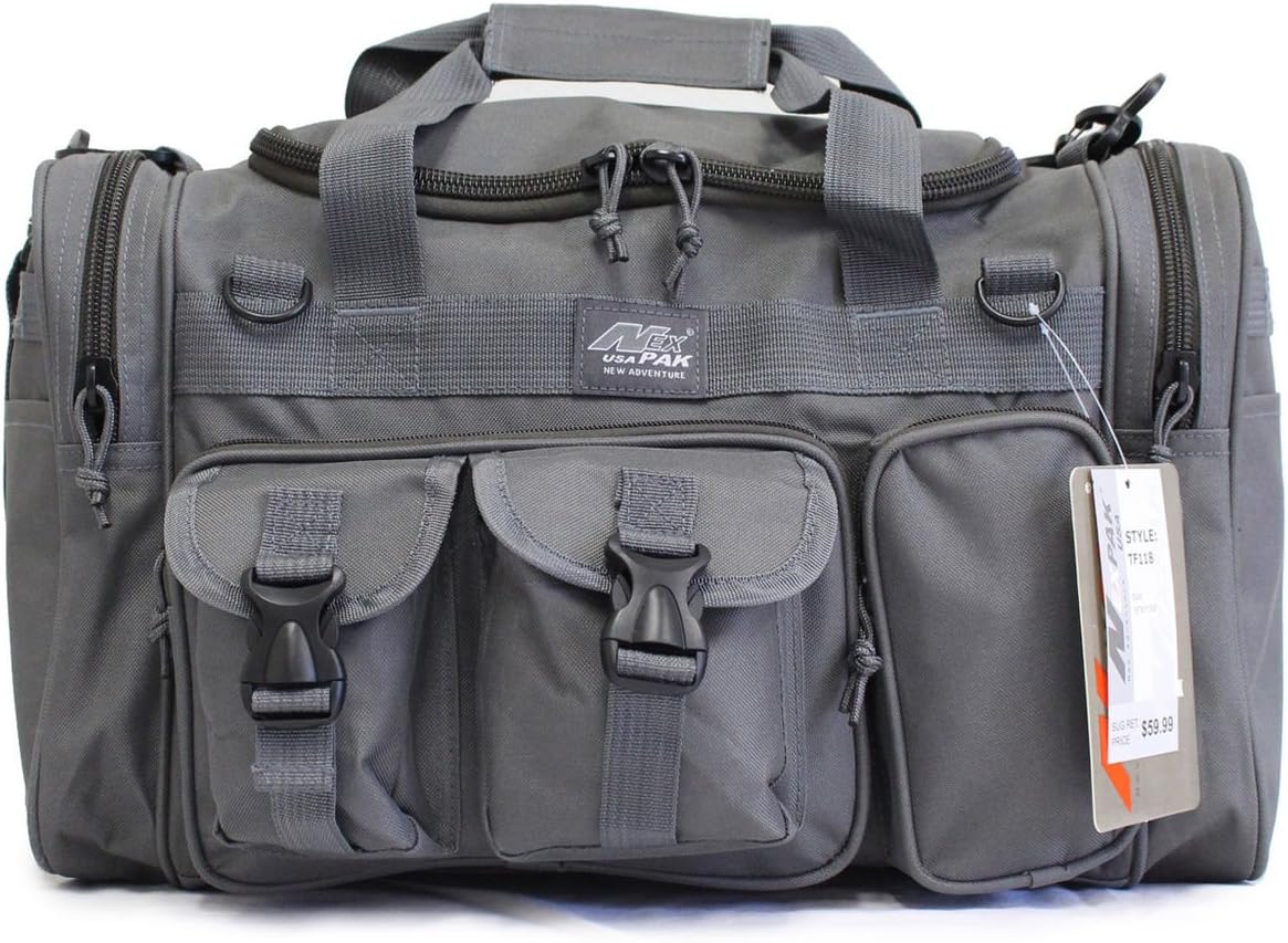 Tactical Duffle Military Molle Gear Shoulder Strap Range Bag (Multi Colors/Sizes)