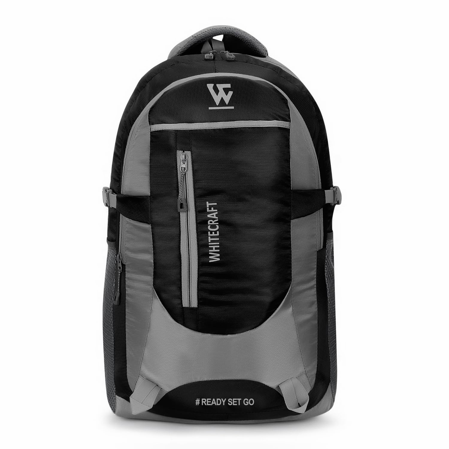 WHITECRAFT 55L Polyester Backpack with 3 Compartment|Fits upto 12-17 Inch Laptop Bag| Durable & Water Resistant Casual Daypacks, Stylish & Trendy College Backpack, Laptop Backpack For Men & Women|Grey (B0CLRLQN9R) Amazon Price History, Amazon Price Tracker