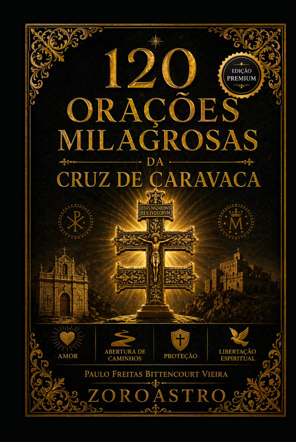 120 ORAÇÕES MILAGROSAS DA CRUZ DE CARAVACA: Amor, Abertura de Caminhos, Proteção e Libertação Espiritual (A BIBLIOTECA SECRETA DA CRUZ DE CARAVACA)