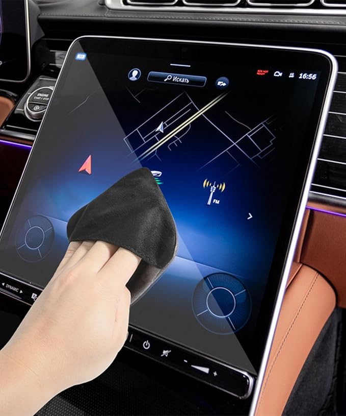 Zlirfy Car Screen Cleaner,Microfiber Cleaning Pad Screen