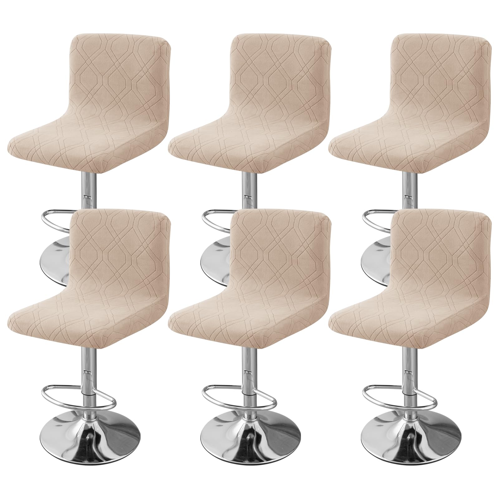 Chair Covers Bar Stool Cover 6pc Bar Chair Cover Swivel Bar Stool Slipcover