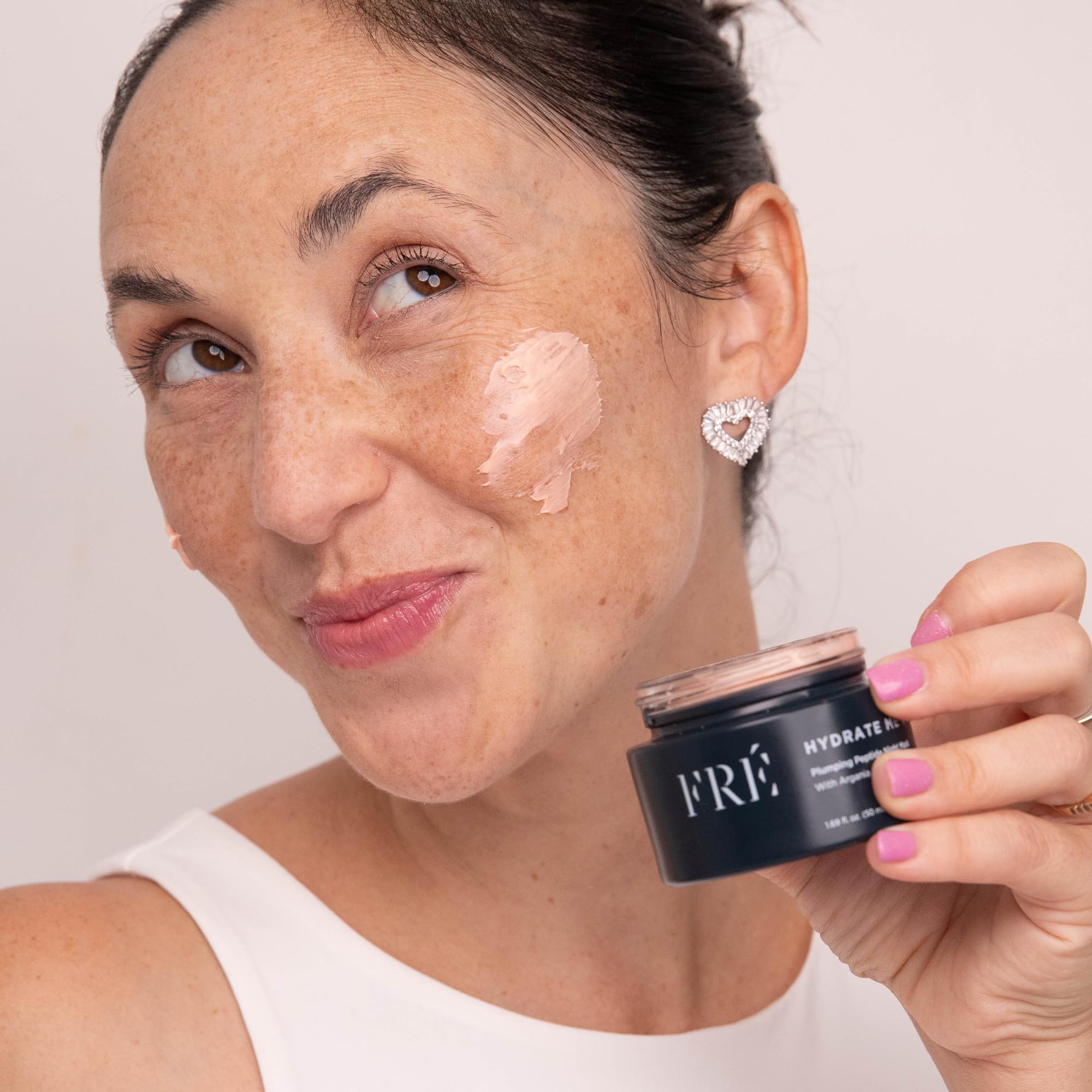 FRÉ Face Plumping Peptide Night Mask – Overnight Mask Firms, Smooths & Renews Skin, With Peptides for Youthful, Hydrated Complexion