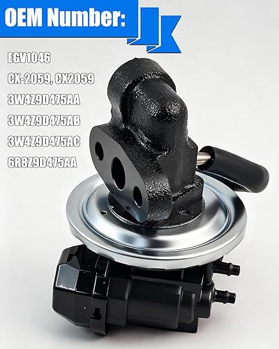 Vista 23 de Válvulas de recirculación de gases de escape EGR para F-ord 1997-2009 E150 E250 E350, para 2000-2005 F-ord Excursion, para 1997-2003 F-ord F150