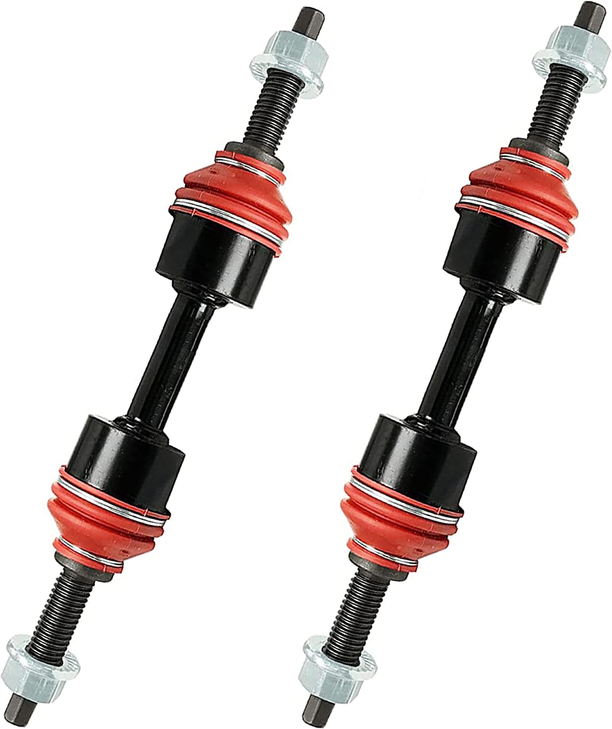 Pair Front Sway Bar Stabilizer Link Kit FITS F-150 4WD 2009-2020, F-250 F-350 2010-2022, F-450 F-550 2009-2022, K750362 CODE RED Boots And Bushings Made In USA