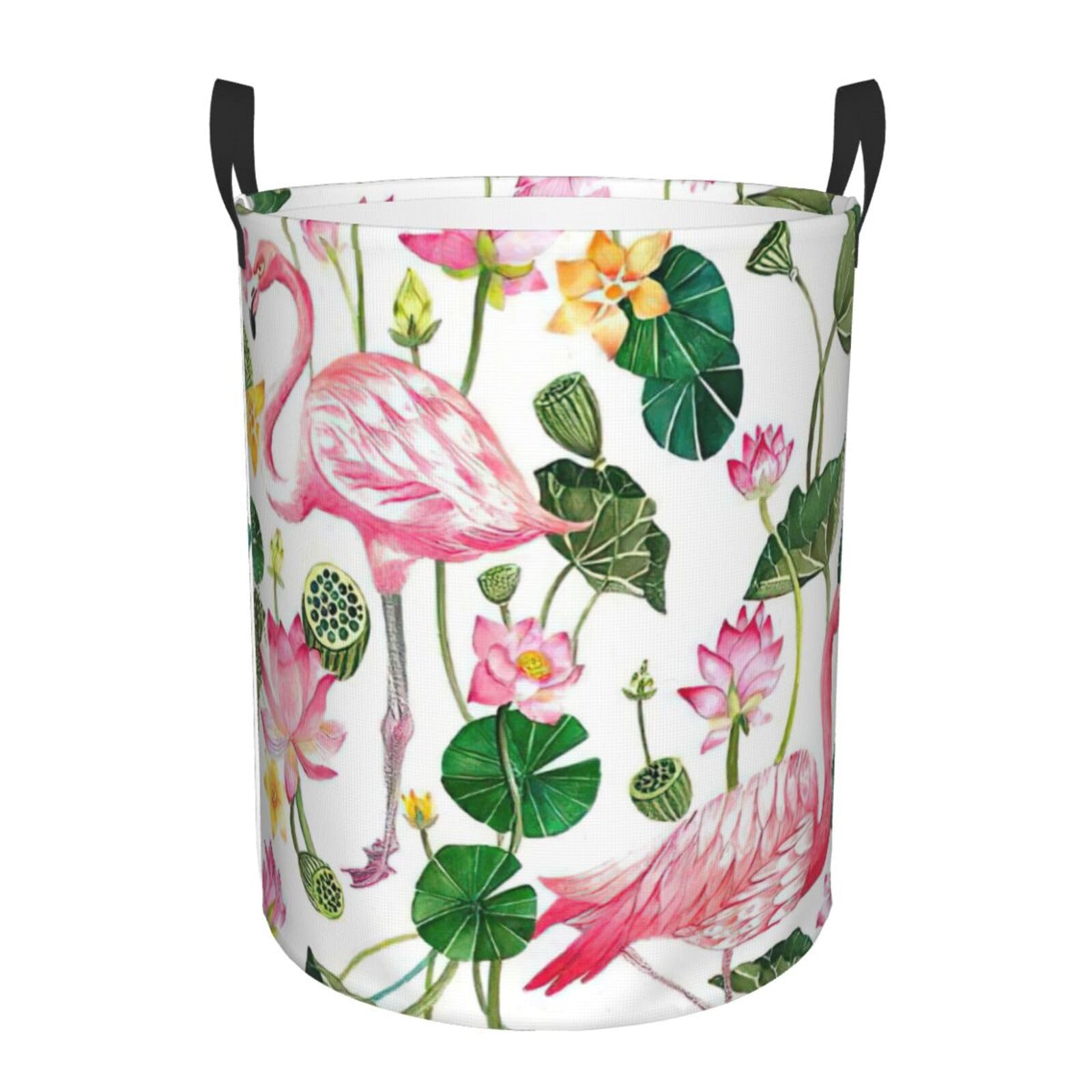 Panier à linge rond pour ranger les couvertures encombrantes facilement