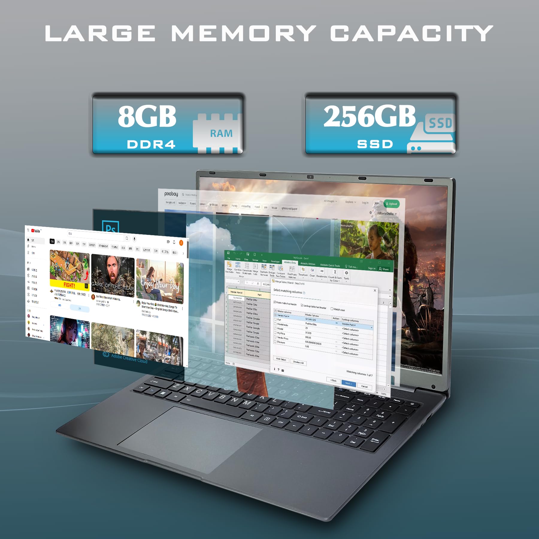 千46超特価 爆速SSD カメラ Office 光るキーボードノートパソコン 71-JhX42MZL._UF350,350_QL50_.jpg