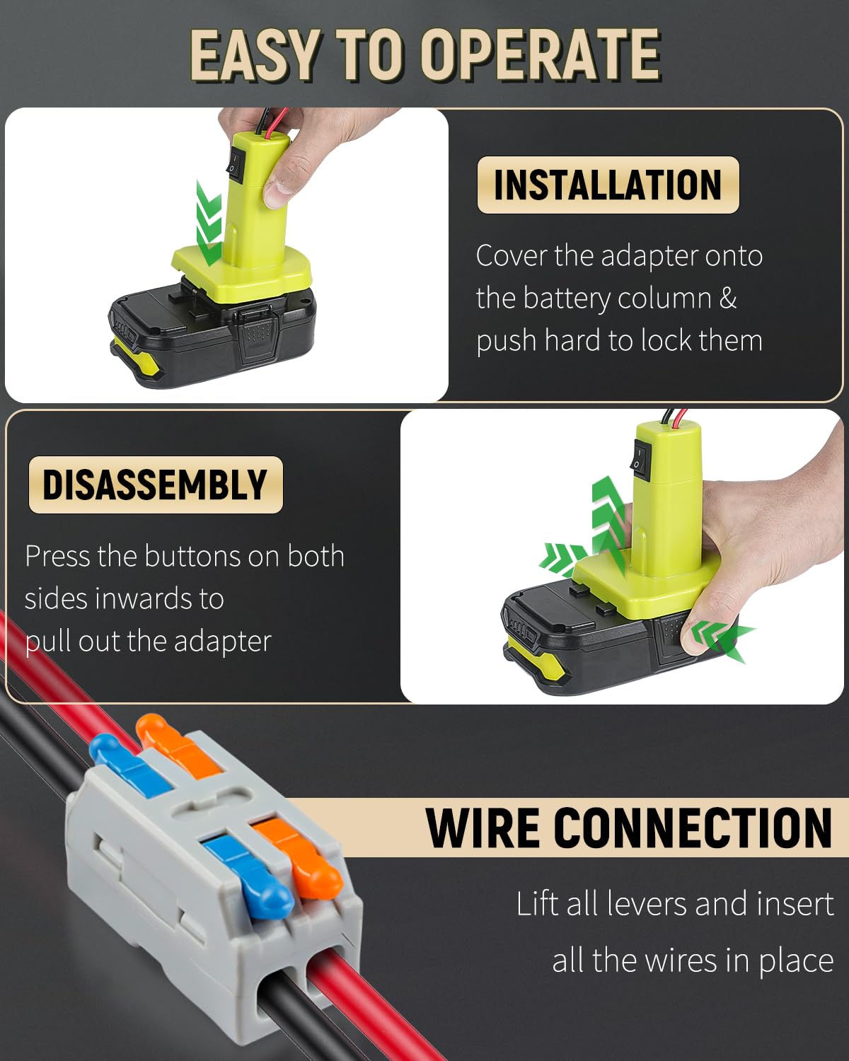 Milwaukee Power Wheels Adapter Packs Power Wheels Adapter For