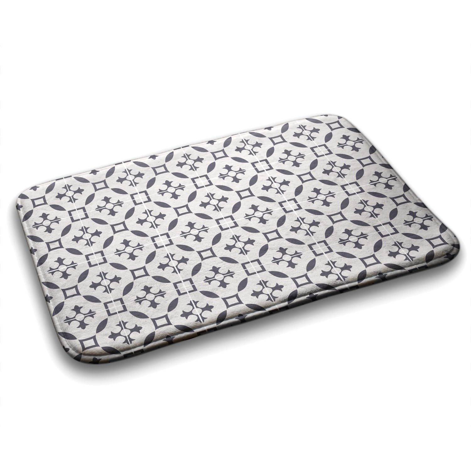 Tapis de salle de bains antidérapant Tulup 90x60 cm imperméable et doux