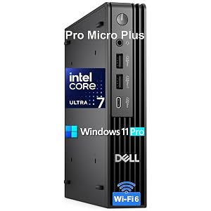 Dell Pro Micro Plus Desktop Computer Next Gen OptiPlex 7000 MFF Intel 20-Core Ultra 7 265 32GB DDR5