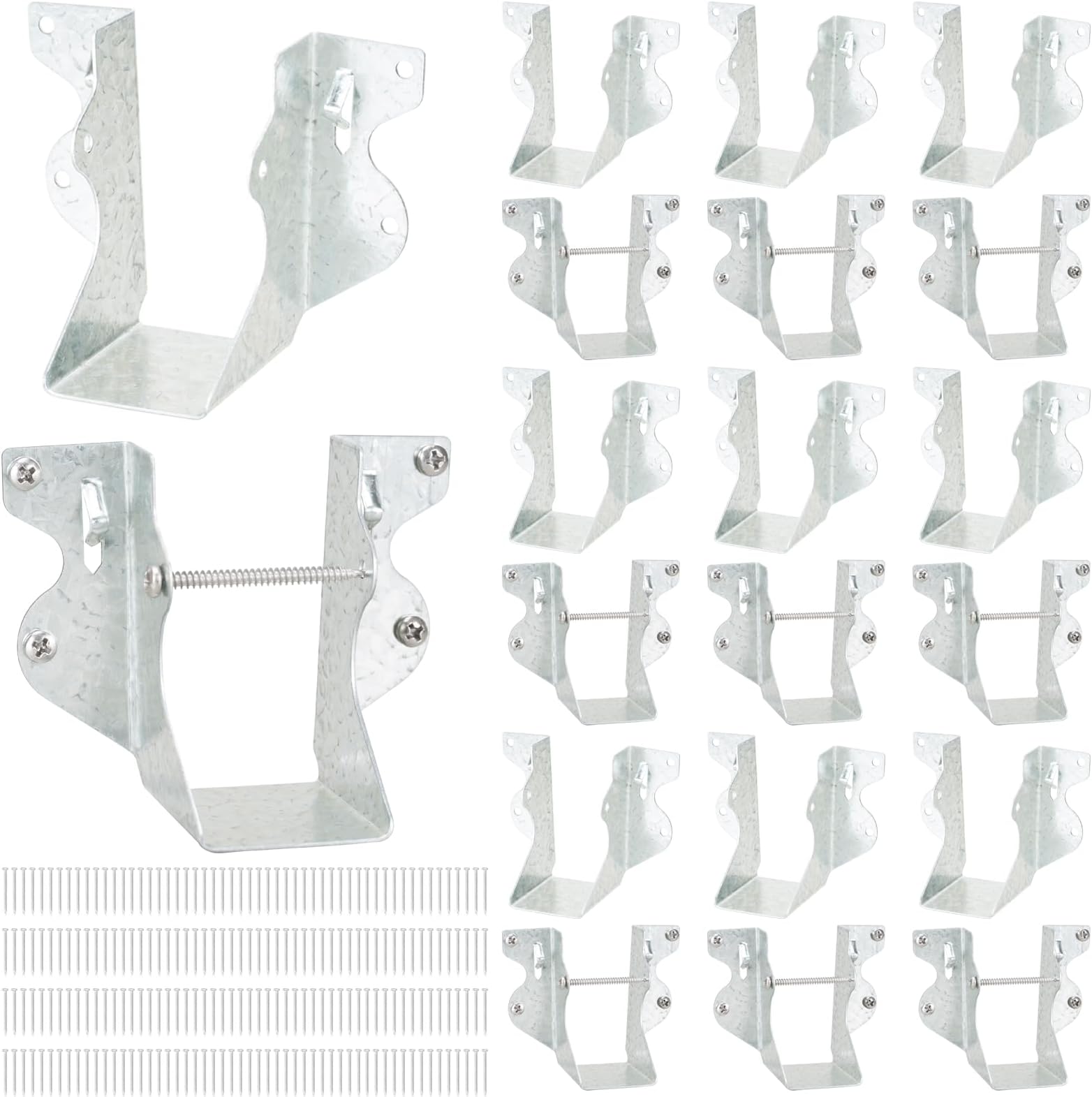 20PCS 2x4 Joist Hanger 20Gauge Galvanized Face Mount Joist