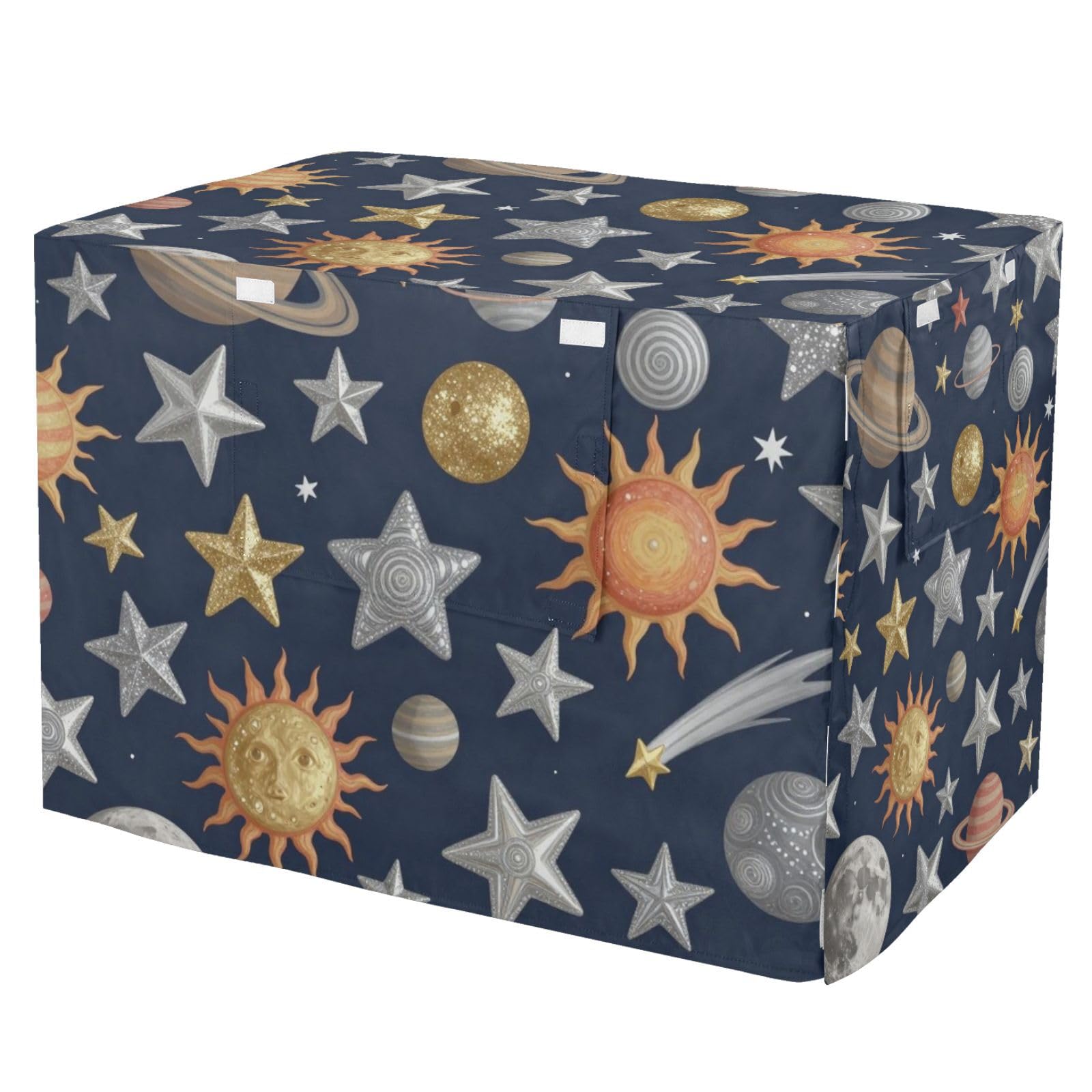 Rideaux pour cage de chien motif ciel nocturne pour créer un coin nuit apaisant