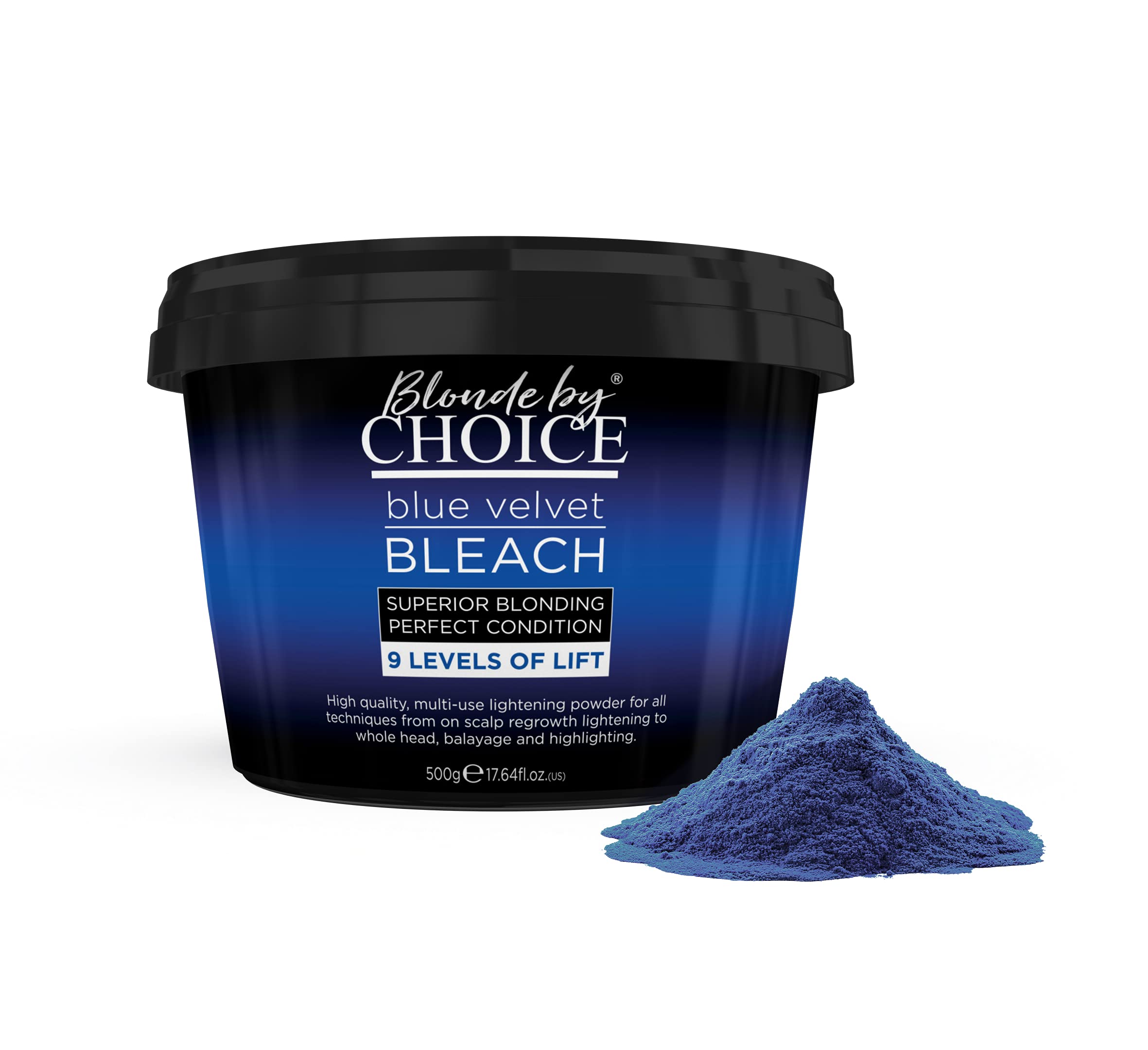 Buy Professional Hair Bleach, Blonde by Choice Blue Velvet, Premium