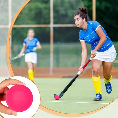 Miniatura 5 de Liliful Bolas de hockey callejero a granel, juego de hockey sobre césped, bolas de rodillo, bolas de hockey de PVC de calidad, diseño de rebote
