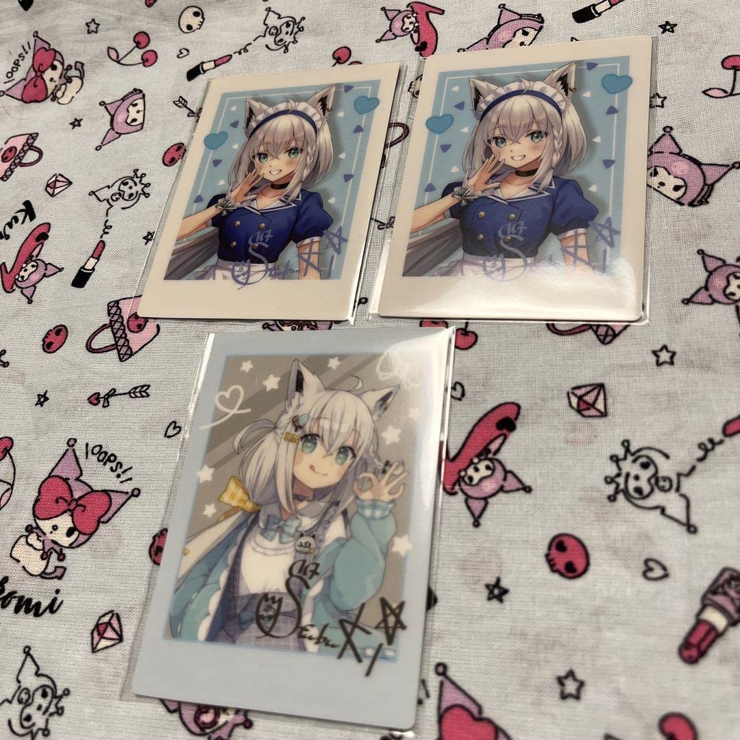 ホロライブ　ローソンコラボ　チェキ風カード　まとめ売り ホロライブ ローソン チェキ風カード 白上 セット - メルカリ
