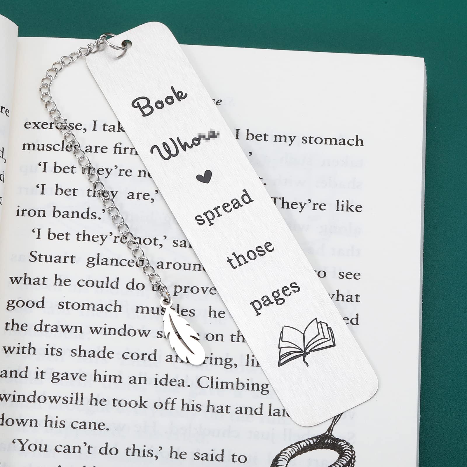 Couple Bookmarks Set - 2 Leather Bookmarks For Anniversary, Valentine's Gift, Book Lovers Present - View #11