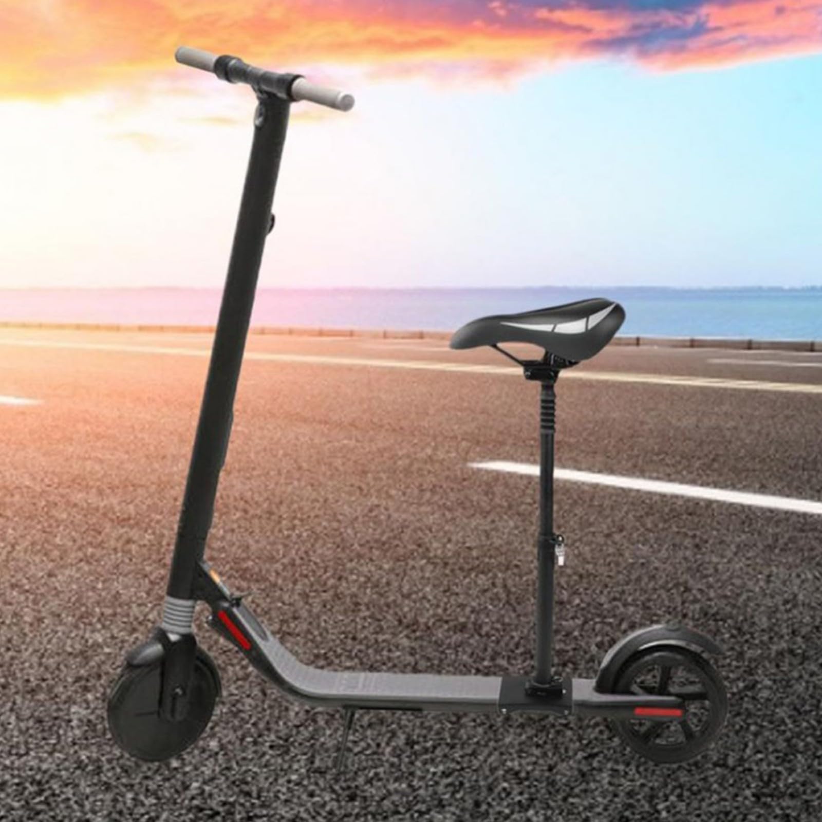 2024 Nuevo Asiento de Scooter eléctrico Plegable Compatible con Ninebot C10/C15/C20 2022-2024, Accesorios de Scooter de Asiento de Choque sin amortiguadores gratuitos para niños y Adultos