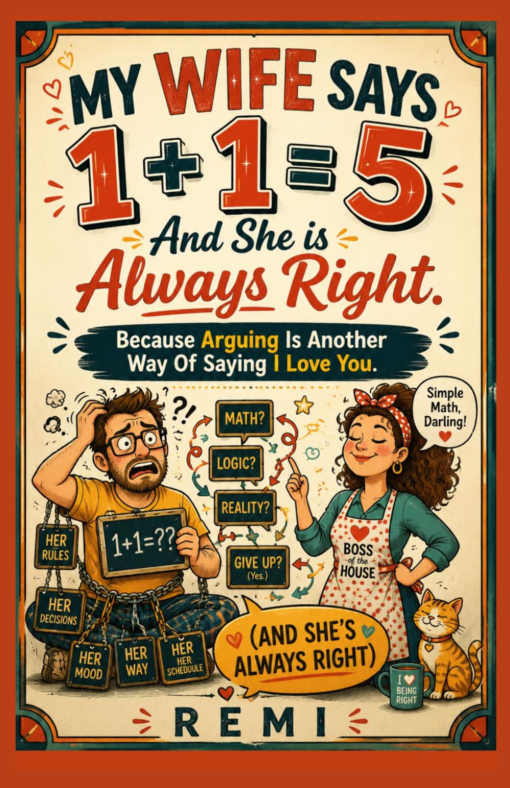 My Wife Says 1+1 = 5 And She is Always Right: Because Arguing Is Another Way Of Saying I Love You