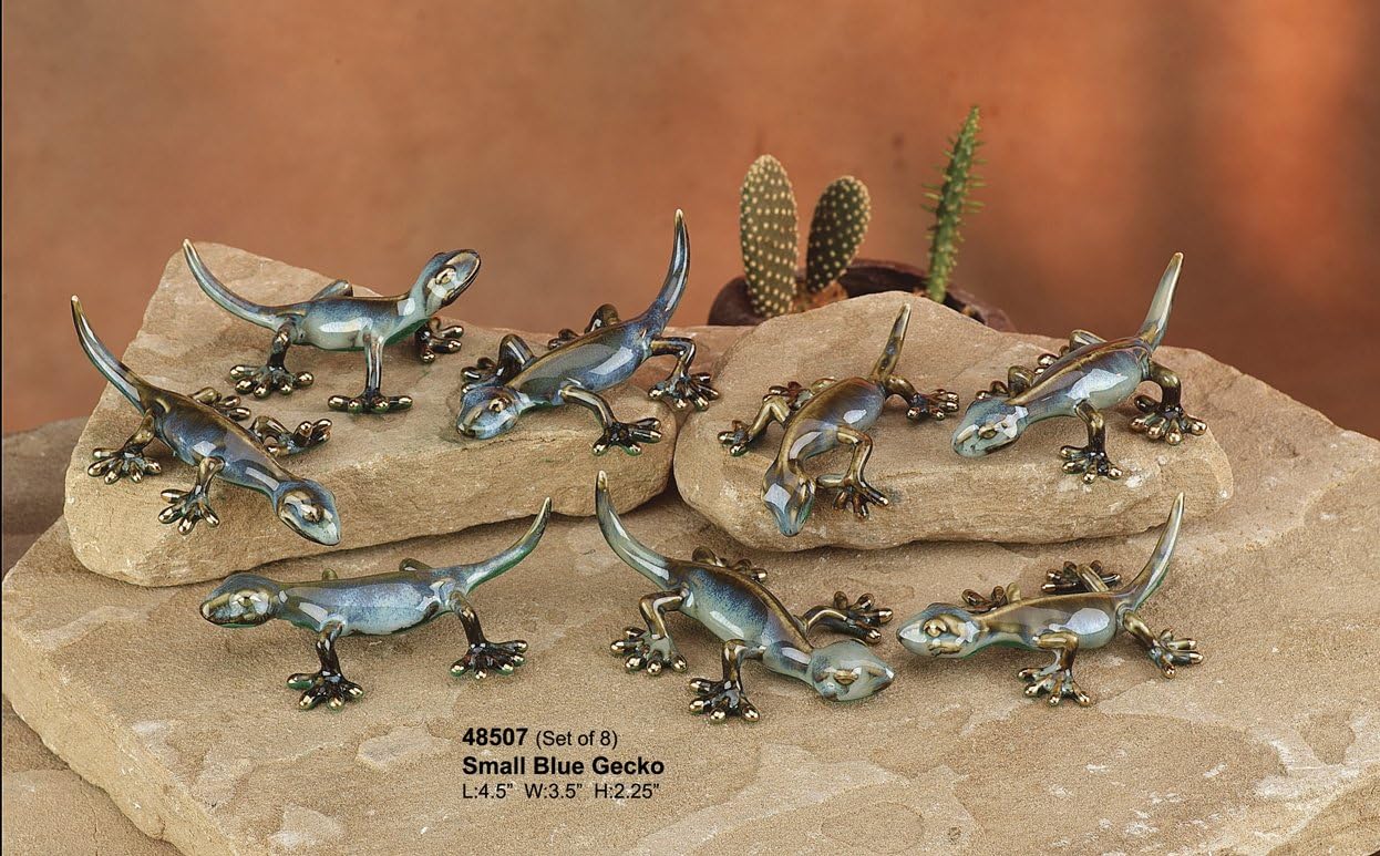 Gecko in Shades of Blue and Aqua from The