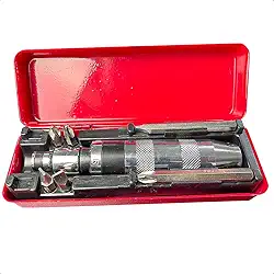 Jogo Chave de Impacto Manual 7 Peças 1/2' com Bits Phillips e Fenda Estojo Metal Box Profissional - Feron Ferramentas