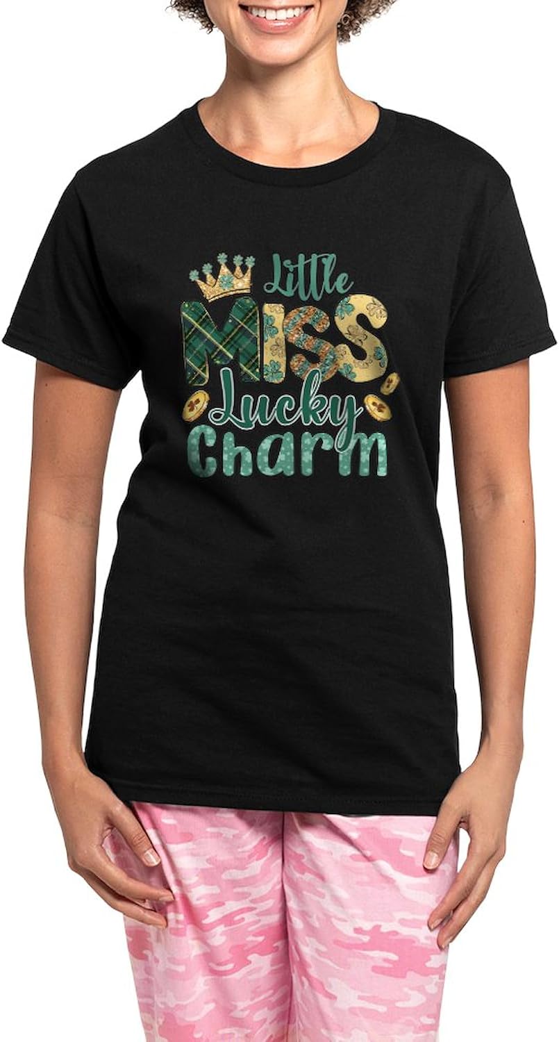 CafePress Little Miss Lucky Charm Pajamas Womens Novelty PJ Sleepwear