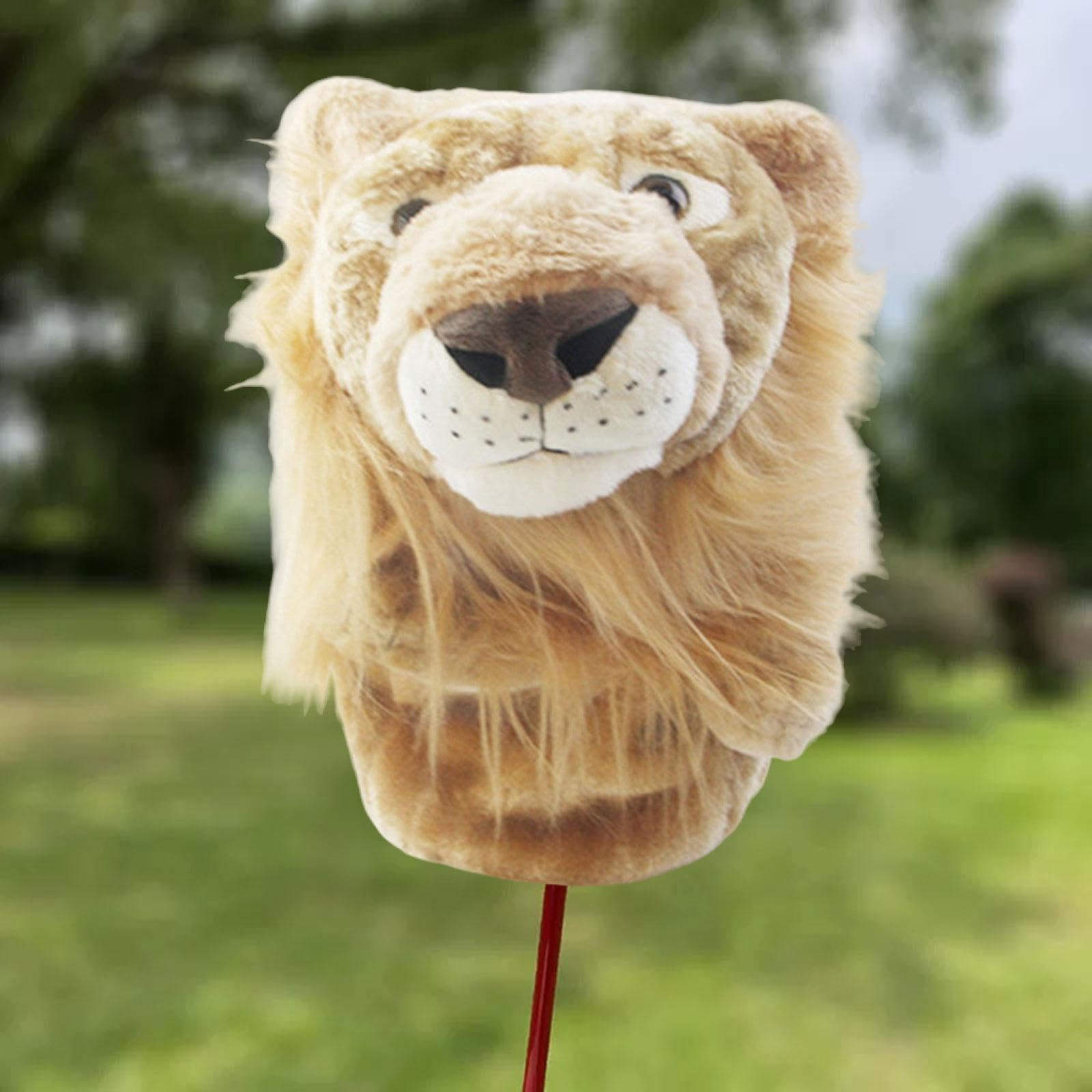 Golf Headcover Kuscheltier Schlägerkopf Schutzhülle Ersatzbezug Aus Gefülltem Polyester für Driver für Golfer Geschenk Turnier Freundespiel S