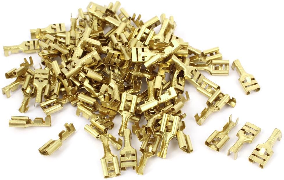 uxcell NonInsulated Car Spade Crimp Connector Terminal